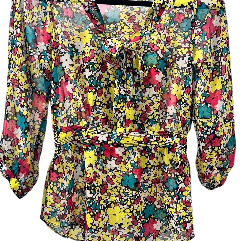 Floral Multicolor Women's Top